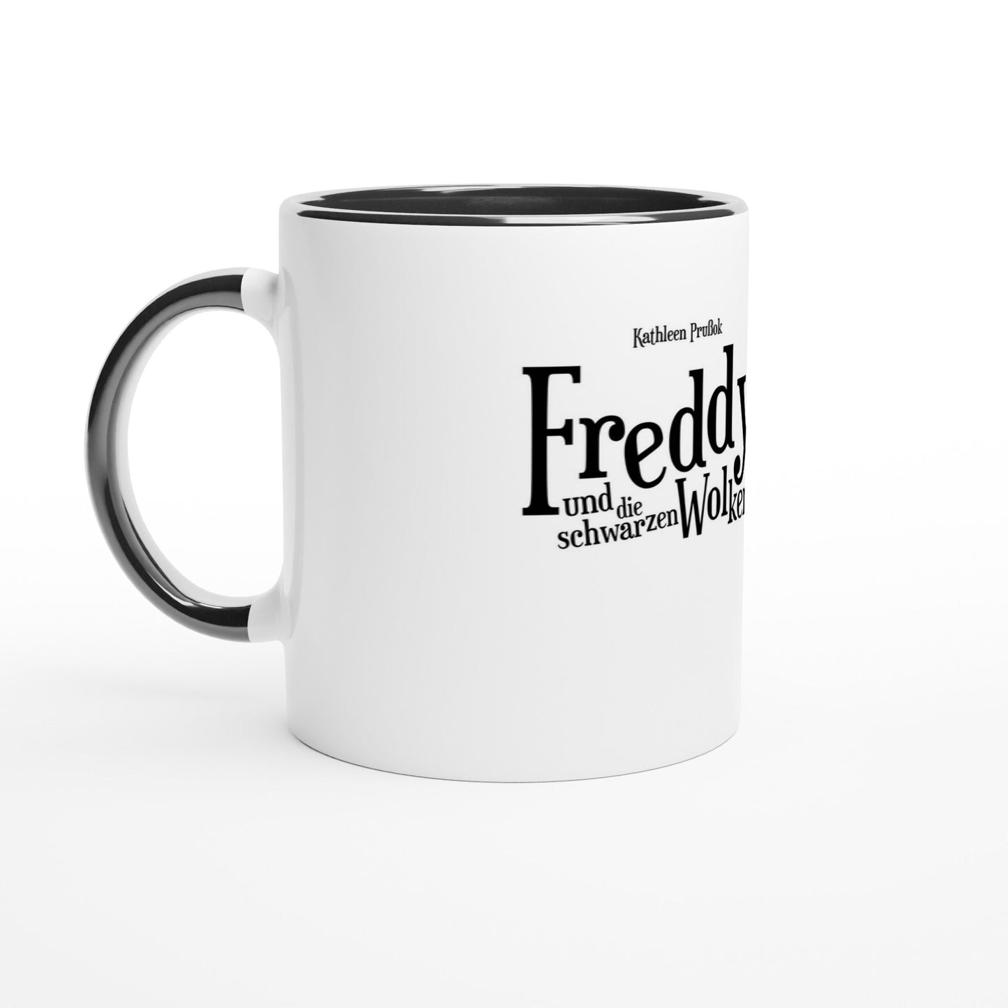 4262468650067 Tasse "Freddy und die schwarzen Wolken" schwarz - MoonWalker Verlag