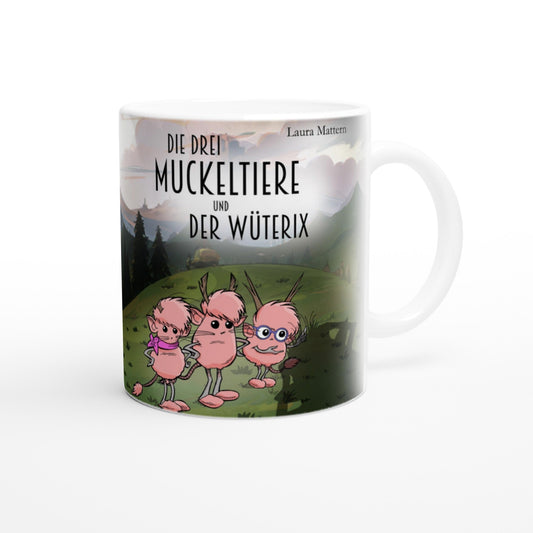 Tasse "Drei Muckeltiere & der Wüterix" - MoonWalker Verlag