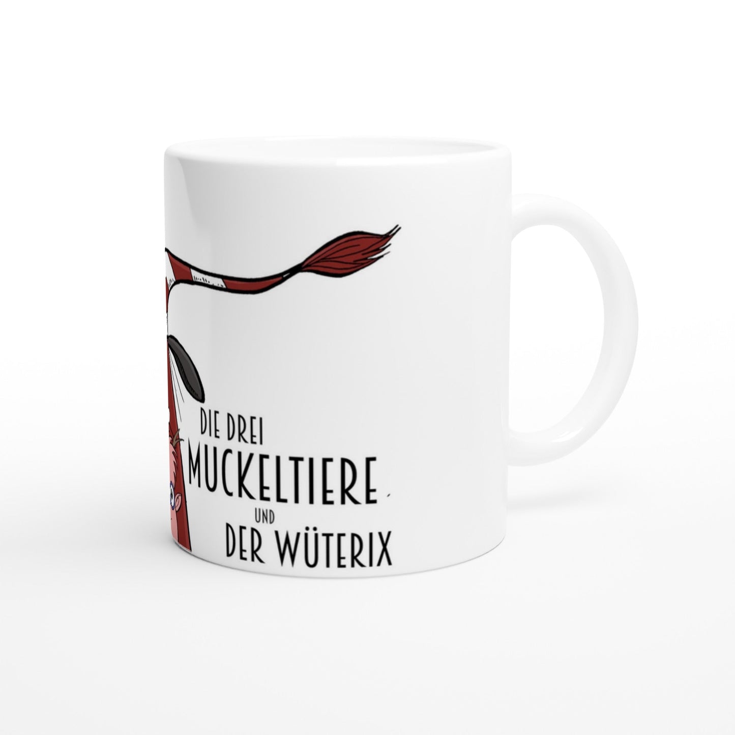 Tasse "Drei Muckeltiere & der Wüterix" - MoonWalker Verlag